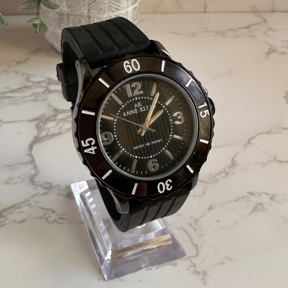 Anne Klein Women's Black Ceramic Watch Item 10/9419